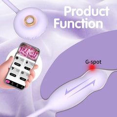 Joyful Jolt Bluetooth Bullet Vibrator With Remote Control  Fizzglow