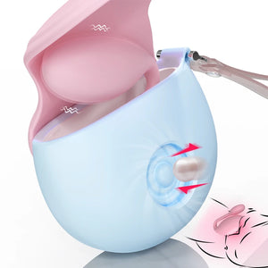 LoveBag 3-in-1 Clitoral Suction Vibrator & Wearable Love Egg Kit  Fizzglow