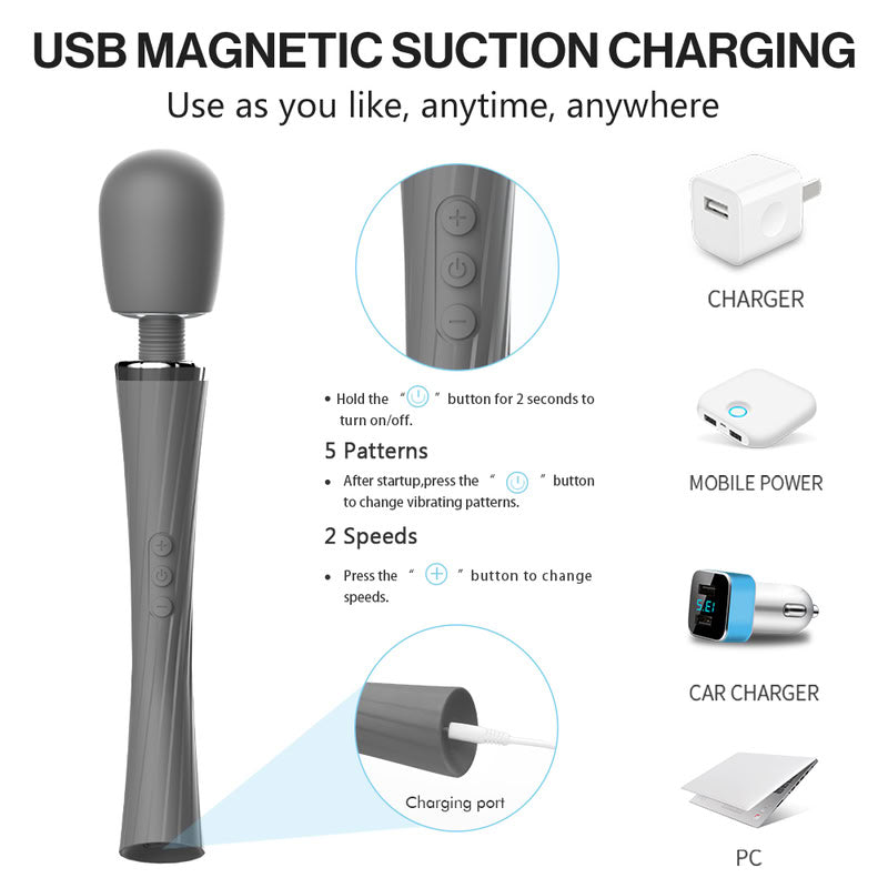 Magic Wand Rechargeable  Fizzglow