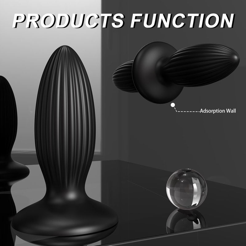 Medium Large Liquid Silicone Butt Plug  Fizzglow