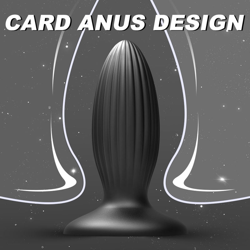 Medium Large Liquid Silicone Butt Plug  Fizzglow