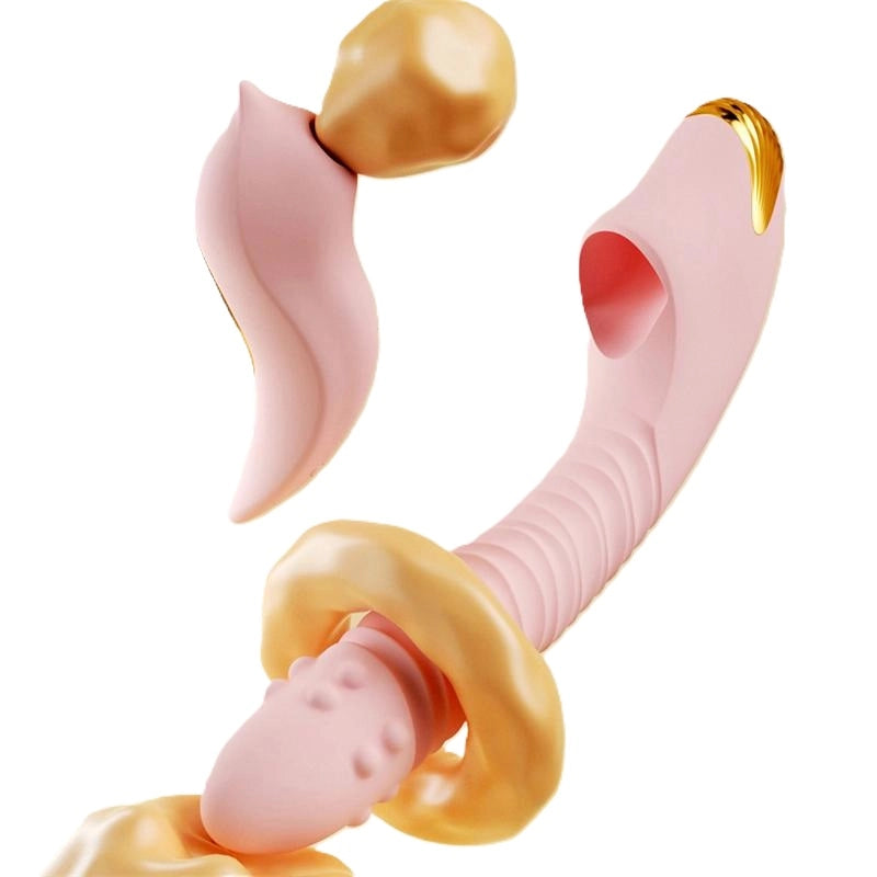 Nexus App-Controlled Thrusting & Suction Rabbit Vibrator with Smart-Heating? Fizzglow