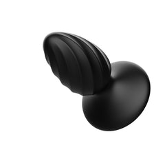 Onyx Orb Wide Liquid Silicone Butt Plug  Fizzglow