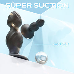 Onyx Plump Large Liquid Silicone Butt Plug  Fizzglow