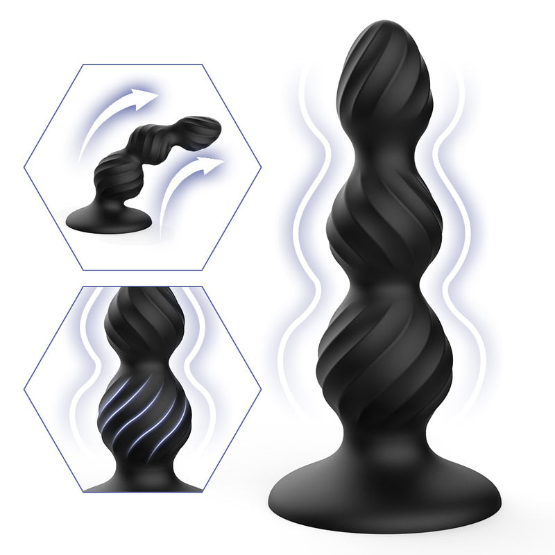 Onyx Titan Extra Large Liquid Silicone Butt Plug - Extreme Girth  Fizzglow