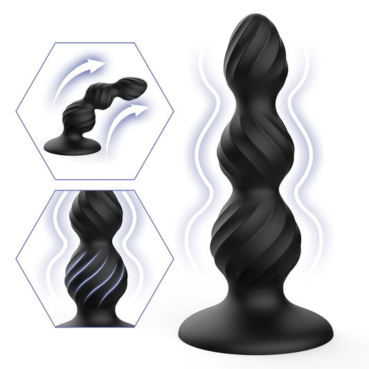 Onyx Titan Extra Large Liquid Silicone Butt Plug - Extreme Girth  Fizzglow