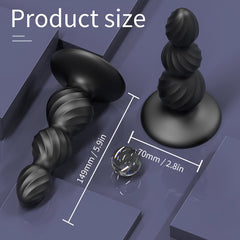 Onyx Titan Extra Large Liquid Silicone Butt Plug - Extreme Girth  Fizzglow