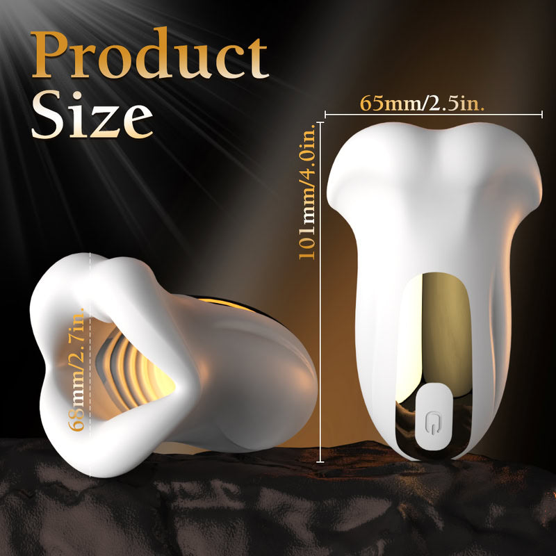 Oral Simulator Glans Trainer Vibrator  Fizzglow