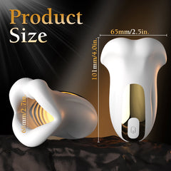 Oral Simulator Glans Trainer Vibrator  Fizzglow