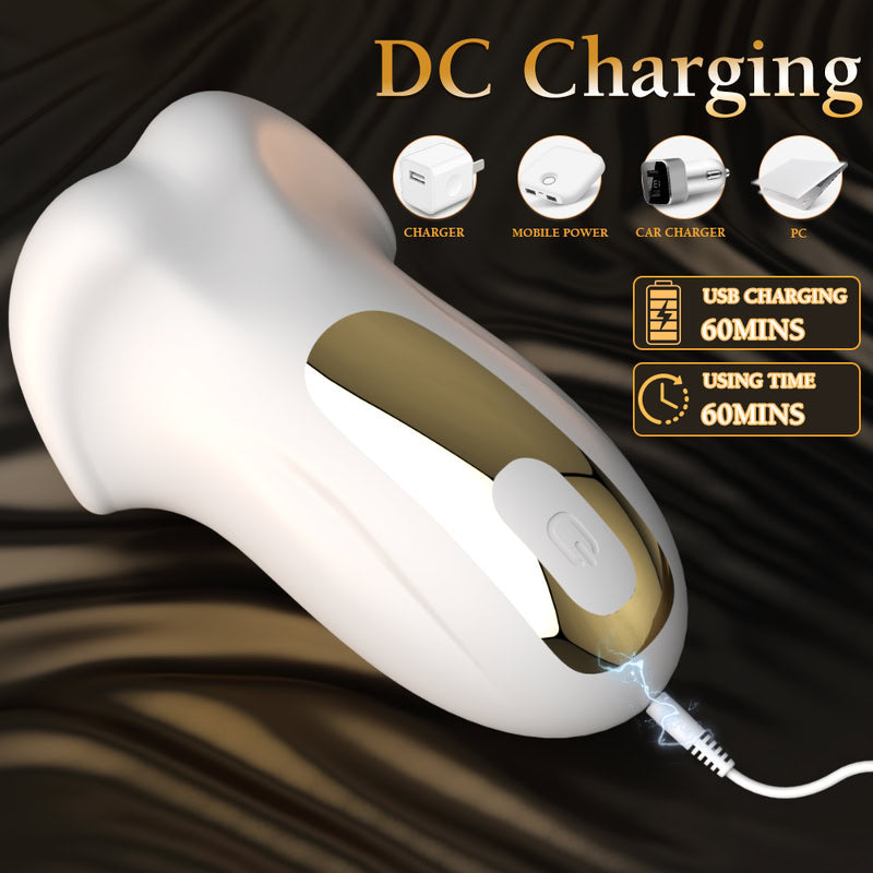 Oral Simulator Glans Trainer Vibrator  Fizzglow