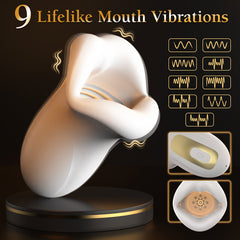 Oral Simulator Glans Trainer Vibrator  Fizzglow
