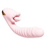 Pulse-Reach Triple-Point Rabbit: 9-Mode Thrusting & Warming App-Controlled Massager  