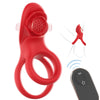 Remote Control Rose Vibrating Cock Ring  Fizzglow