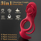 Rose Vibrating Cock Ring for Couples  Fizzglow