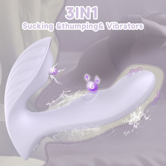 Secret Pulse Wearable Vibrator in pink silicone showing C-shape design for dual clitoral and G-spot stimulation