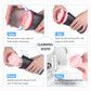 Shift dual-ended male masturbator with non-slip grip and 3D textured tunnels