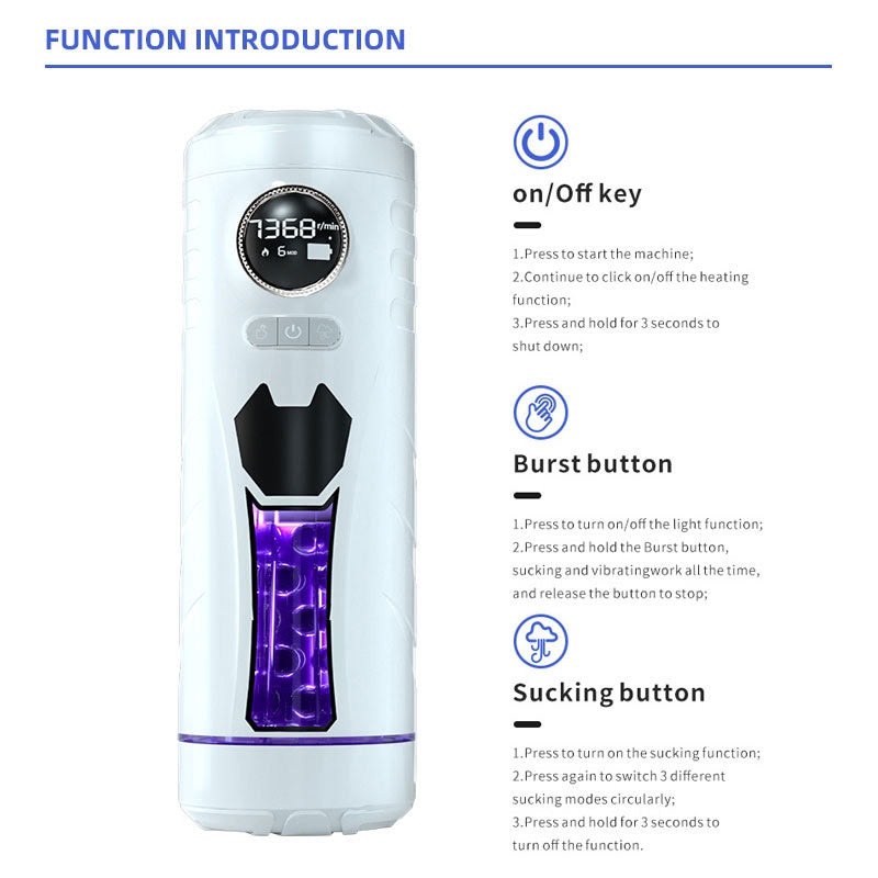 Sky armor Ignite Heated Masturbator  Fizzglow