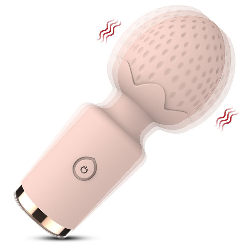 Strawberry Mini 10 Function Rechargeable Wand  Fizzglow