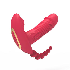 The Secret Rhythm 3-Motor Rotating Bead  App-Controlled Wearable Massager  