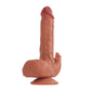 Titan Liquid Flesh: 9-Speed Remote Control Dildo with Heating & Triple-Tongue Tease  
