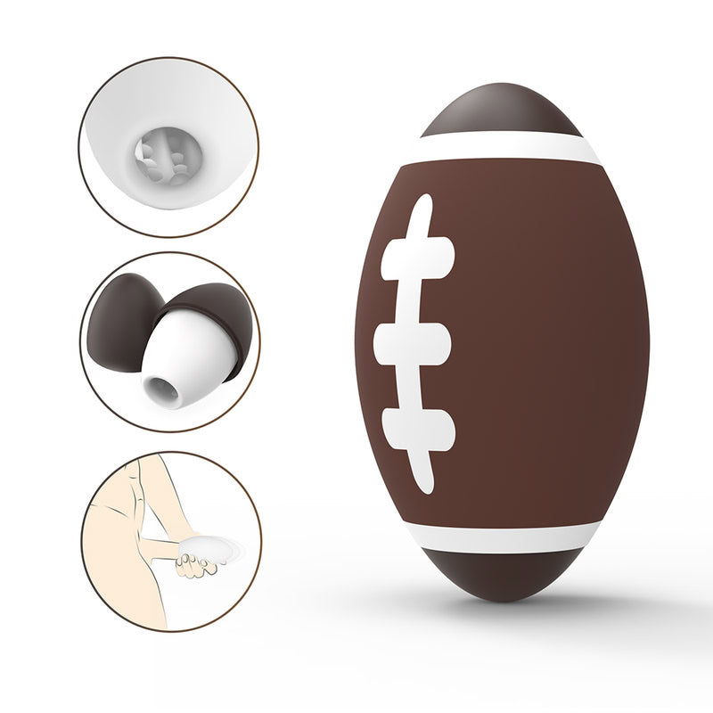 Touchdown Texture Football Style Pocket Pussy - Portable Male Masturbator  Fizzglow