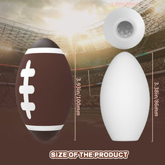 Touchdown Texture Football Style Pocket Pussy - Portable Male Masturbator  Fizzglow