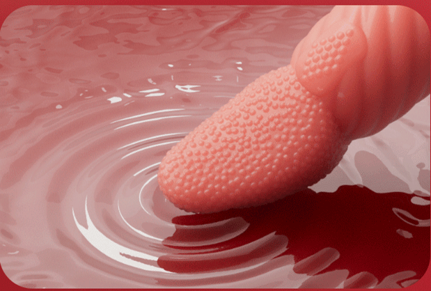 “Velvet Lick" Oral Simulator - 7-Mode Tongue Vibrator with Textured G-Spot Penetration  