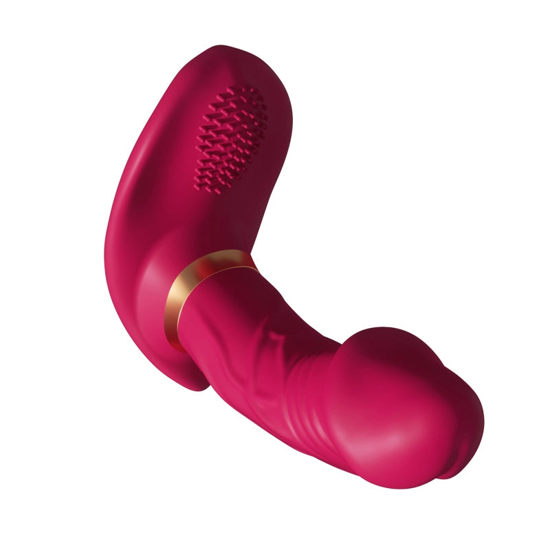 Vespera - Wearable App-Controlled G-Spot Massager: Triple-Motor Synchronized 360° Stirring & Clitoral Pulse  