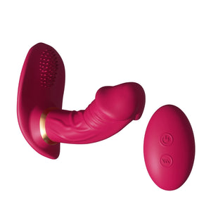 Vespera - Wearable App-Controlled G-Spot Massager: Triple-Motor Synchronized 360° Stirring & Clitoral Pulse  