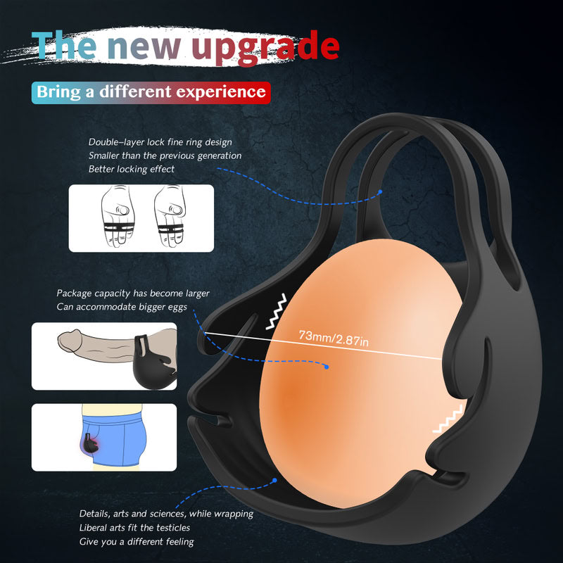 Vibrating Cock and Ball Ring Stimulator  Fizzglow