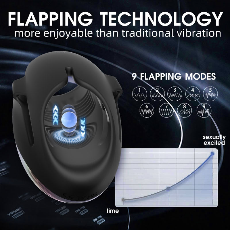 Vibrating & Tapping Glans Trainer for Stamina  Fizzglow