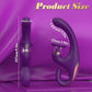 Violet Caress 3-in-1 Licking &amp; Suction Rabbit Vibrator  Fizzglow