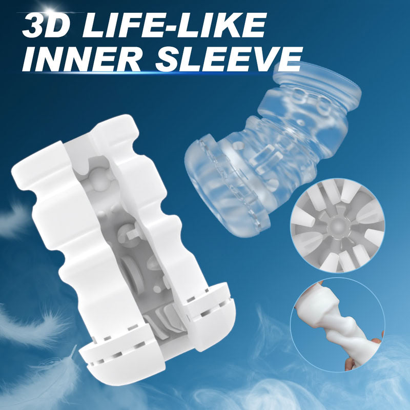 Visual Thrusting & Vibrating Masturbator  Fizzglow