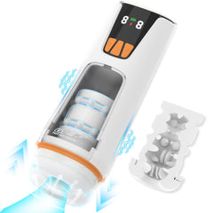 Visual Thrusting & Vibrating Masturbator  Fizzglow