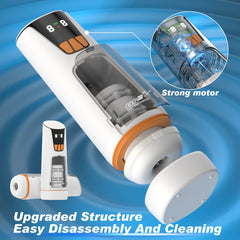 Visual Thrusting & Vibrating Masturbator  Fizzglow