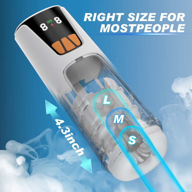 Visual Thrusting & Vibrating Masturbator  Fizzglow