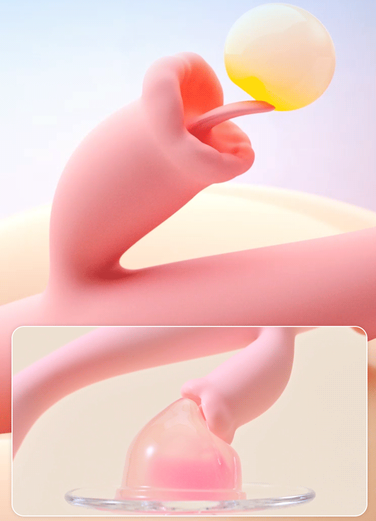 Warm Soulmate 10-Speed Heated Rabbit Vibrator with Glowing Controls??