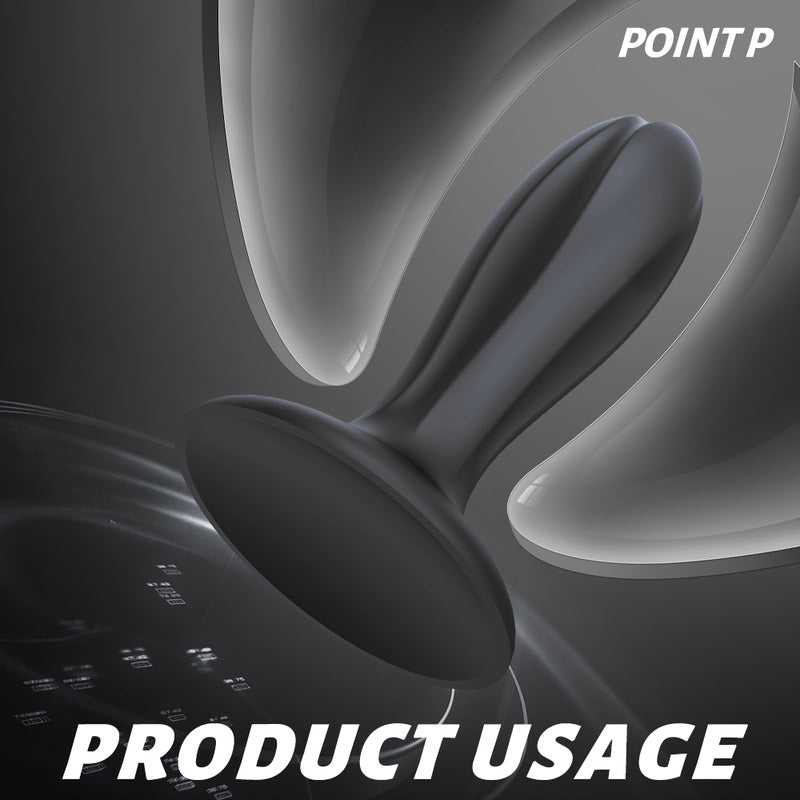 Wide Liquid Silicone Butt Plug - Soft Bulbous Girth  Fizzglow