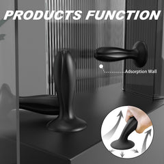 Wide Liquid Silicone Butt Plug - Soft Bulbous Girth  Fizzglow