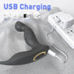 Magnetic USB charging cable connected to the base of the Apex Anal Prostate Vibrator