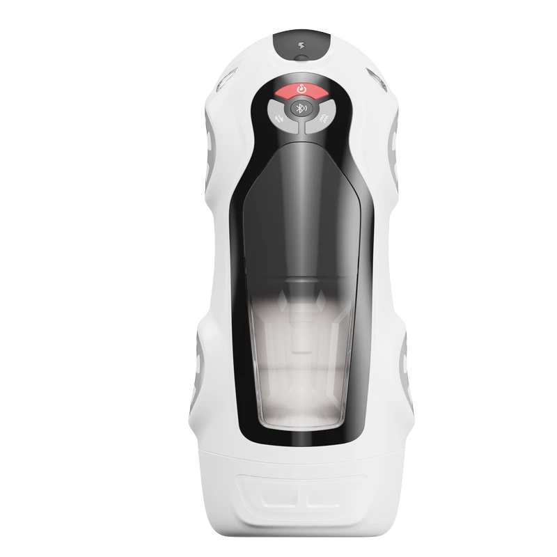 Bluetooth Kinetic Stroker: 42°C Thermal & Real-Time Rhythm-Sync Piston  