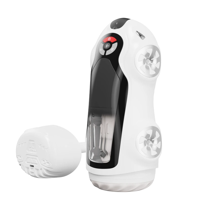 Bluetooth Kinetic Stroker: 42°C Thermal & Real-Time Rhythm-Sync Piston  