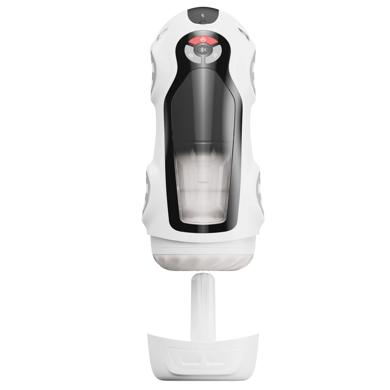 Bluetooth Kinetic Stroker: 42°C Thermal & Real-Time Rhythm-Sync Piston  