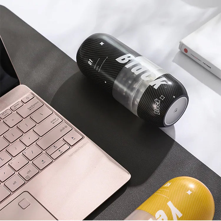 Clear Vision Stroker | Manual Transparent Cup with Intense Internal Texture  