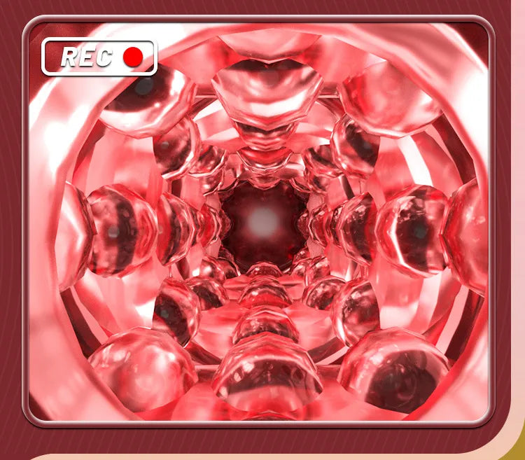 Clear Vision Stroker | Manual Transparent Cup with Intense Internal Texture  