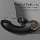Cove Ring-Handle G-Spot Rabbit Vibrator with metallic gold ring base and flexible bunny ears.