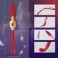 Plume 9-frequency female g-spot vibrator with flexible premium silicone shaft and elegant rose red feather styled base