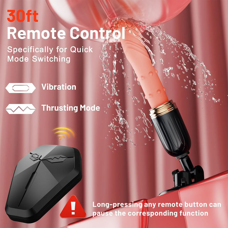 Apex Hands-Free Vibrator automatic thrusting sex machine with remote control in capsule storage shell