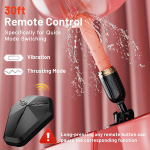 Apex Hands-Free Vibrator automatic thrusting sex machine with remote control in capsule storage shell