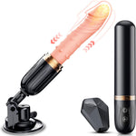 Apex Hands-Free Vibrator automatic thrusting sex machine with remote control in capsule storage shell